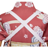 Hazbin Hotel Charlie Morningstar Women Red Kimono Cosplay Costume Outfits Halloween Carnival Suit