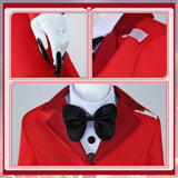 Hazbin Hotel Charlie Morningstar Women Red Outfit Cosplay Costume Outfit Halloween Carnival Suit