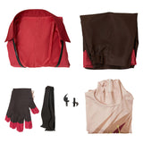 Hazbin Hotel Season 2 Alastor Red Black Outfit Cosplay Costume Outfits Halloween Carnival Suit