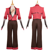 Hazbin Hotel Season 2 Alastor Red Black Outfit Cosplay Costume Outfits Halloween Carnival Suit