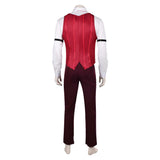 Hazbin Hotel Season 2 Alastor Red Uniform Outfit Cosplay Costume Outfits Halloween Carnival Suit