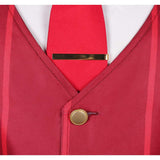 Hazbin Hotel Season 2 Alastor Red Uniform Outfit Cosplay Costume Outfits Halloween Carnival Suit