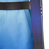 Hazbin Hotel Season 2 Angel Dust Blue Dress Cosplay Costume Outfit Halloween Carnival Suit