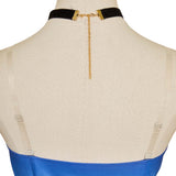 Hazbin Hotel Season 2 Angel Dust Blue Dress Cosplay Costume Outfit Halloween Carnival Suit