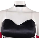 Hazbin Hotel Season 2 Angel Dust Long Gloves Black Dress Outfit Cosplay Costume Outfits Halloween Carnival Suit