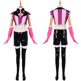 Hazbin Hotel Season 2 Angel Dust Pink Uniform Outfit Cosplay Costume Outfits Halloween Carnival Suit