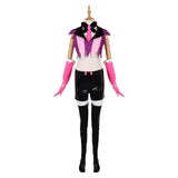 Hazbin Hotel Season 2 Angel Dust Pink Uniform Outfit Cosplay Costume Outfits Halloween Carnival Suit