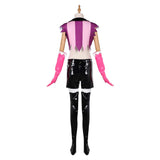 Hazbin Hotel Season 2 Angel Dust Pink Uniform Outfit Cosplay Costume Outfits Halloween Carnival Suit