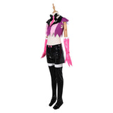 Hazbin Hotel Season 2 Angel Dust Pink Uniform Outfit Cosplay Costume Outfits Halloween Carnival Suit