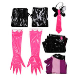 Hazbin Hotel Season 2 Angel Dust Pink Uniform Outfit Cosplay Costume Outfits Halloween Carnival Suit