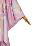 Hazbin Hotel Season 2 Angel Dust Pink Yukata Cosplay Costume Outfit Halloween Carnival Suit