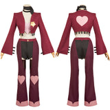 Hazbin Hotel Season 2 Angel Dust Women Red Outfit Cosplay Costume Outfits Halloween Carnival Suit