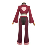 Hazbin Hotel Season 2 Angel Dust Women Red Outfit Cosplay Costume Outfits Halloween Carnival Suit