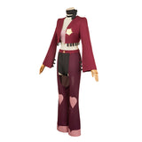 Hazbin Hotel Season 2 Angel Dust Women Red Outfit Cosplay Costume Outfits Halloween Carnival Suit