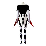 Hazbin Hotel Season 2 Camilla Black Crown Pattern Outfit Cosplay Costume Outfits Halloween Carnival Suit
