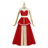 Hazbin Hotel Season 2 Charlie Morningstar Red Dress With Trousers Cosplay Costume Outfits Halloween Carnival Suit
