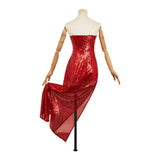 Hazbin Hotel Season 2 Charlie Morningstar Red Sequined Dress Women Cosplay Costume Outfits Halloween Carnival Suit