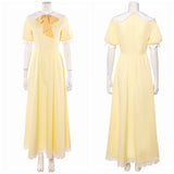 Hazbin Hotel Season 2 Husk Light Yellow Dress Cosplay Costume Outfits Halloween Carnival Suit