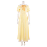 Hazbin Hotel Season 2 Husk Light Yellow Dress Cosplay Costume Outfits Halloween Carnival Suit