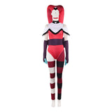 Hazbin Hotel Season 2 Kitty Red Clown Knit Set Outfit Cosplay Costume Outfits Halloween Carnival Suit