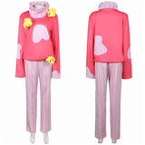 Hazbin Hotel Season 2 Lucifer Pink Pajamas Outfit Cosplay Costume Outfits Halloween Carnival Suit