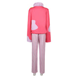 Hazbin Hotel Season 2 Lucifer Pink Pajamas Outfit Cosplay Costume Outfits Halloween Carnival Suit
