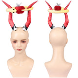 Hazbin Hotel Season 2 Lucifer Red Demon Headgear Outfit Cosplay Costume Outfits Halloween Carnival Suit
