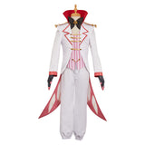 Hazbin Hotel Season 2 Lucifer White Demon Cosplay Costume Outfit Halloween Carnival Suit