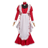 Hazbin Hotel Season 2 Rosie Red Maid Cosplay Costume Outfit Halloween Carnival Suit