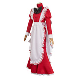 Hazbin Hotel Season 2 Rosie Red Maid Cosplay Costume Outfit Halloween Carnival Suit