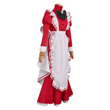 Hazbin Hotel Season 2 Rosie Red Maid Cosplay Costume Outfit Halloween Carnival Suit