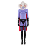 Hazbin Hotel Season 2 Valentino Purple Outfit With Cloak ​Cosplay Costume Outfits Halloween Carnival Suit