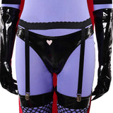 Hazbin Hotel Season 2 Valentino Purple Outfit With Cloak ​Cosplay Costume Outfits Halloween Carnival Suit