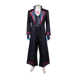 Hazbin Hotel Season 2 Vox Black Long Trench Coat Outfit Cosplay Costume Outfits Halloween Carnival Suit