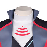 Hazbin Hotel Season 2 Vox Black Long Trench Coat Outfit Cosplay Costume Outfits Halloween Carnival Suit