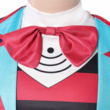Hazbin Hotel Season 2 Vox Blue Striped Tailcoat Outfit Cosplay Costume Outfits Halloween Carnival Suit