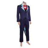 Hazbin Hotel Season 2 Vox Blue Suit Outfit Cosplay Costume Outfits Halloween Carnival Suit