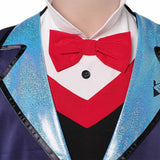 Hazbin Hotel Season 2 Vox Blue Suit Outfit Cosplay Costume Outfits Halloween Carnival Suit