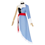 Hazbin Hotel Vaggi Women Gown Dress Cosplay Costume Outfit Halloween Carnival Suit