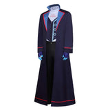 Hazbin Hotel Vox Blue Outfit Cosplay Costume Outfit Halloween Carnival Suit