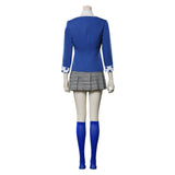 Heathers Veronica Sawyer Women Blue School Uniform Cosplay Costume Outfit Halloween Carnival Suit