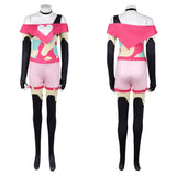 Helluva Boss Beelzebub Women Pink Outfit Cosplay Costume Outfit Halloween Carnival Suit