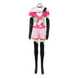 Helluva Boss Beelzebub Women Pink Outfit Cosplay Costume Outfit Halloween Carnival Suit