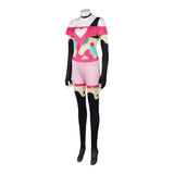 Helluva Boss Beelzebub Women Pink Outfit Cosplay Costume Outfit Halloween Carnival Suit
