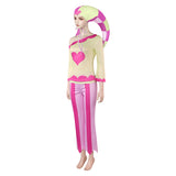 Helluva Boss Hazbin Hotel Fizzarolli Women Pink Heart Outfit Cosplay Costume Outfits Halloween Carnival Suit