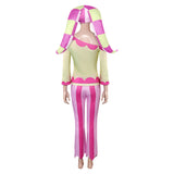 Helluva Boss Hazbin Hotel Fizzarolli Women Pink Heart Outfit Cosplay Costume Outfits Halloween Carnival Suit