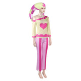 Helluva Boss Hazbin Hotel Fizzarolli Women Pink Heart Outfit Cosplay Costume Outfits Halloween Carnival Suit