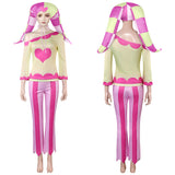 Helluva Boss Hazbin Hotel Fizzarolli Women Pink Heart Outfit Cosplay Costume Outfits Halloween Carnival Suit