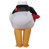 Helluva Boss Hazbin Hotel Lucifer Rubber Duck Inflatable Full Body Suit Cosplay Costume