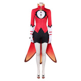 Helluva Boss Hazbin Hotel Vassago Women Black Outfit Cosplay Costume Outfits Halloween Carnival Suit